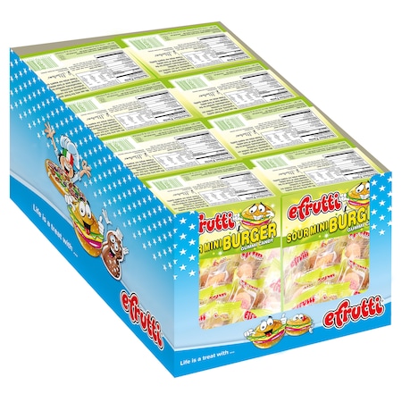Efrutti Sour Mini Burger .32 oz., PK480 5131